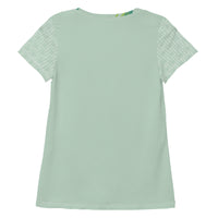 All-Over Print Women's Athletic T-shirt "GREEN DINO"