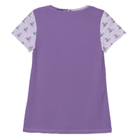 All-Over Print Women's Athletic T-shirt "CRAZY HAIR"