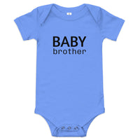 100% cotton one-piece Baby Onesie  "BABY BROTHER"