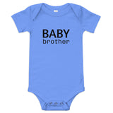 100% cotton one-piece Baby Onesie  "BABY BROTHER"