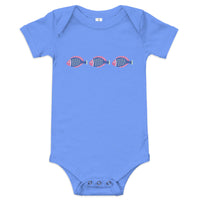 100% Cotton onesie "FISH"