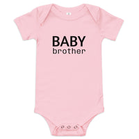 100% cotton one-piece Baby Onesie  "BABY BROTHER"