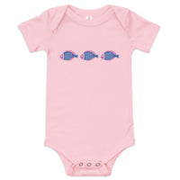 100% Cotton onesie "FISH"