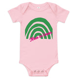 100% cotton onesie "NEW IN TOWN"