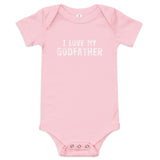 100% cotton one-piece Baby Onesie "I LOVE MY GODFATHER"