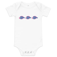100% Cotton onesie "FISH"
