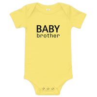 100% cotton one-piece Baby Onesie  "BABY BROTHER"