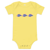 100% Cotton onesie "FISH"