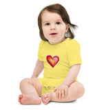 Baby Cotton Onesie with Heart