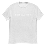 100% cotton men's classic tee  "BEST DAD EVER"