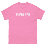 100% cotton classic tee "SUPER FAN"