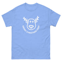 100% cotton classic tee "MERRY CHRISTMAS DEER"