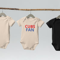 Organic cotton baby bodysuit "BABY CUBS FAN"
