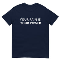 Soft and lightweight t-shirt  "YOUR PAIN IS YOUR POWER"