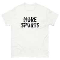 100% cotton classic tee "MORE SPORTS"