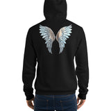Fleece hoodie with WINGS