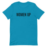 Unisex t-shirt feels soft and lightweight "WOMEN UP"