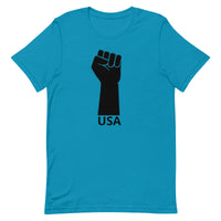 Unisex t-shirt feels soft and lightweight "USA"