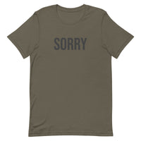 Unisex t-shirt feels soft and lightweight - SORRY
