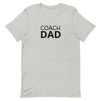 Unisex t-shirt feels soft and lightweight "COACH DAD"