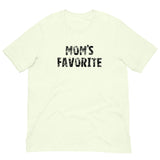 This t-shirt feels soft and lightweight, with the right amount of stretch. "MOMS FAVORITE"