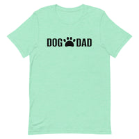 Unisex t-shirt feels soft and lightweight "DOG DAD"