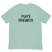 This t-shirt feels soft and lightweight, with the right amount of stretch. "MOMS FAVORITE"