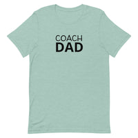 Unisex t-shirt feels soft and lightweight "COACH DAD"