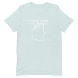 Lightweight cotton t-shirt  "I'M JUST HERE FOR THE BOOS"
