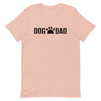 Unisex t-shirt feels soft and lightweight "DOG DAD"