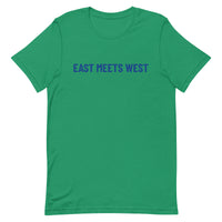 Unisex t-shirt feels soft and lightweight  "EAST MEETS WEST"