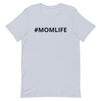 100% Cotton Short Sleeve Jersey T-Shirt "#MOMLIFE"
