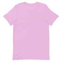 Unisex t-shirt feels soft and lightweight "votre belle" "you're beautiful"