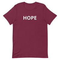 Soft and lightweight cotton t-shirt  "HOPE"