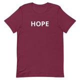 Soft and lightweight cotton t-shirt  "HOPE"