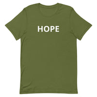 Soft and lightweight cotton t-shirt  "HOPE"