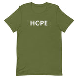 Soft and lightweight cotton t-shirt  "HOPE"