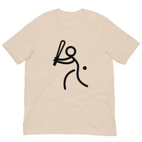 Lightweight cotton t-shirt "baseball hitter"