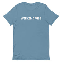 100% Cotton Short Sleeve Jersey T-Shirt "WEEKEND VIBE"