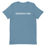 100% Cotton Short Sleeve Jersey T-Shirt "WEEKEND VIBE"