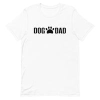 Unisex t-shirt feels soft and lightweight "DOG DAD"