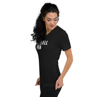 Unisex Short Sleeve V-Neck T-Shirt  "FOOTBALL FAN"