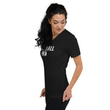 Unisex Short Sleeve V-Neck T-Shirt  "FOOTBALL FAN"