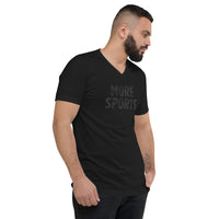 Unisex Short Sleeve V-Neck T-Shirt "HUMAN BEING"