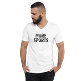 Unisex Short Sleeve V-Neck T-Shirt "HUMAN BEING"