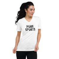 Unisex Short Sleeve V-Neck T-Shirt "HUMAN BEING"
