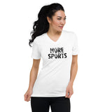 Unisex Short Sleeve V-Neck T-Shirt "HUMAN BEING"