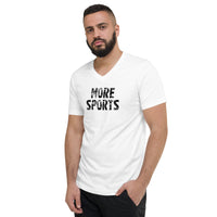 Unisex Short Sleeve V-Neck T-Shirt "HUMAN BEING"