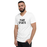 Unisex Short Sleeve V-Neck T-Shirt "HUMAN BEING"