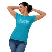 Women's short sleeve t-shirt "RECOVERING PLEASER"
